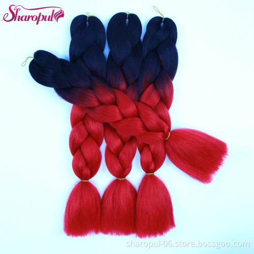 Hot selling High Quality and  reasonable price jumbo braid synthetic hair for crochet braids hair extensions vendor